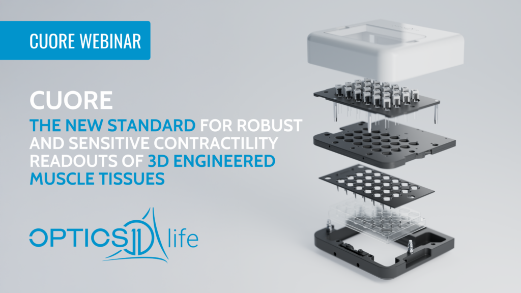 Cuore Launch Webinar 2026 - the new standard for robust and sensitive contractility readouts of 3D engineered muscle tissues