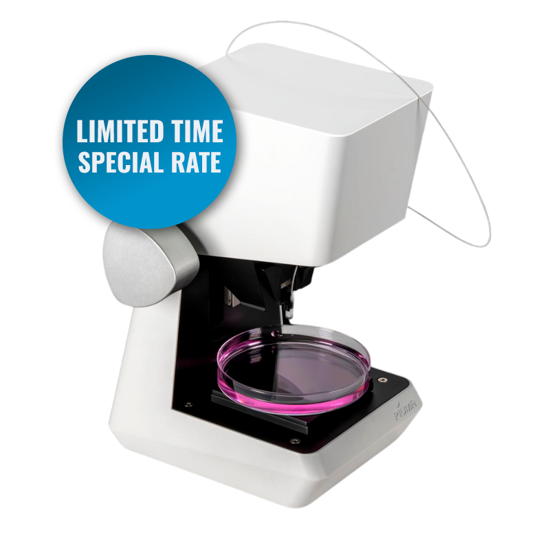 Piuma is a compact, standalone, and manual nanoindentor enabling the exploration of mechanical properties from micro- to macro scales in near physiological conditions.