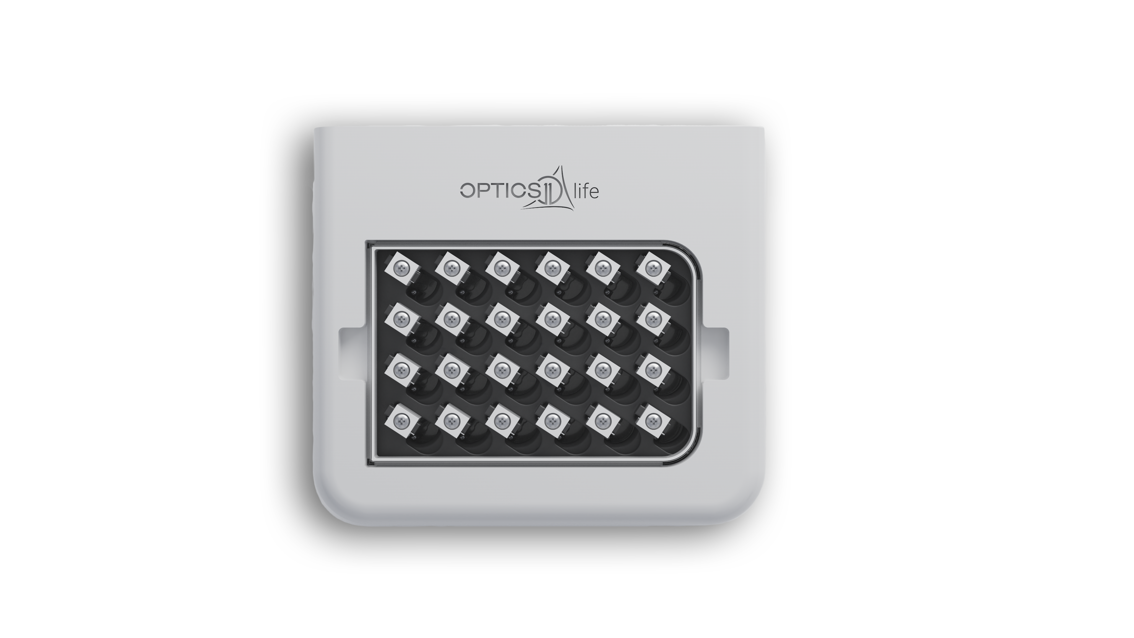 Top view of the Cuore from Optics11 Life - Cuore - the next generation 3D contraction force platform